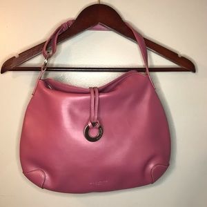 Vintage Equipage | Leather Foldover Hobo | Mauve